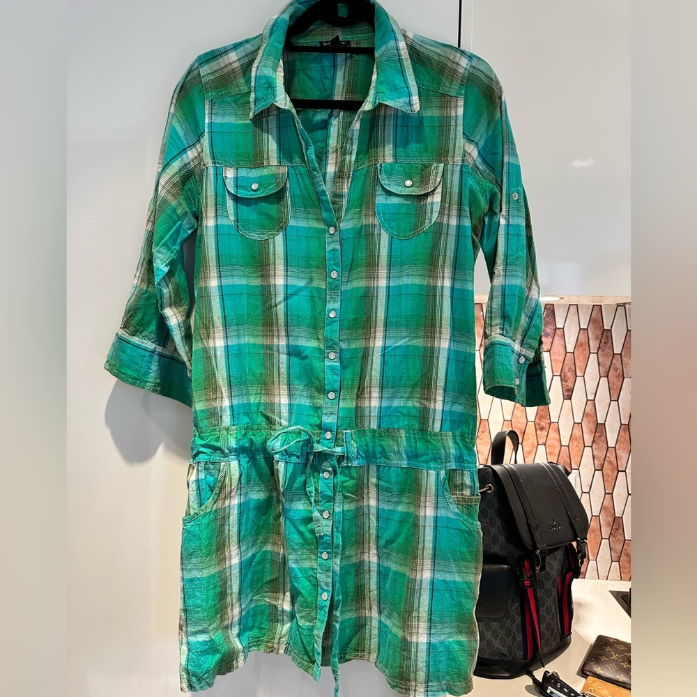 Casual Button-Up Dress
